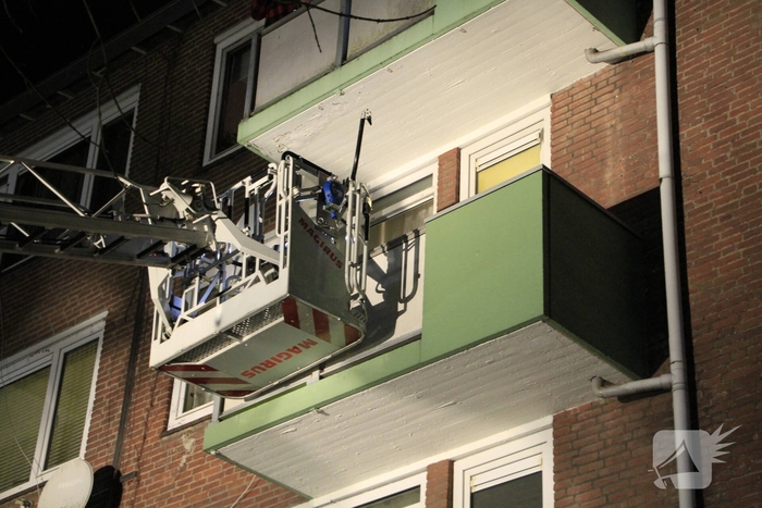 Brandweer redt bewoners na vergeten sleutel