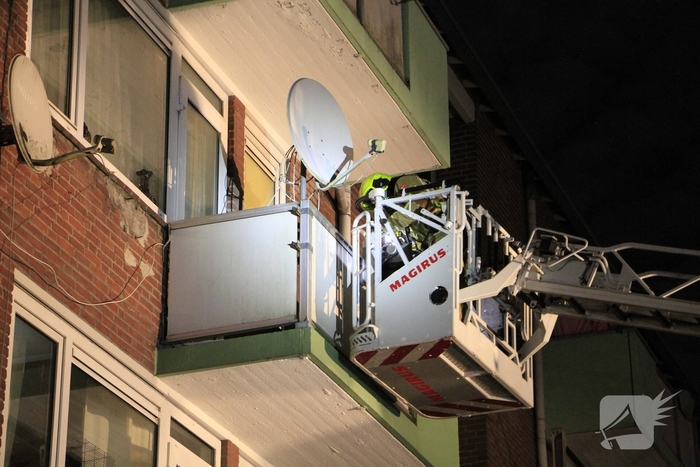 Brandweer redt bewoners na vergeten sleutel