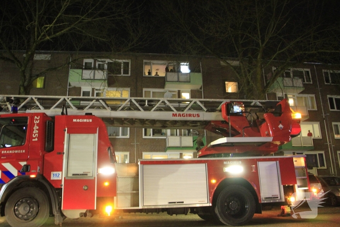 Brandweer redt bewoners na vergeten sleutel