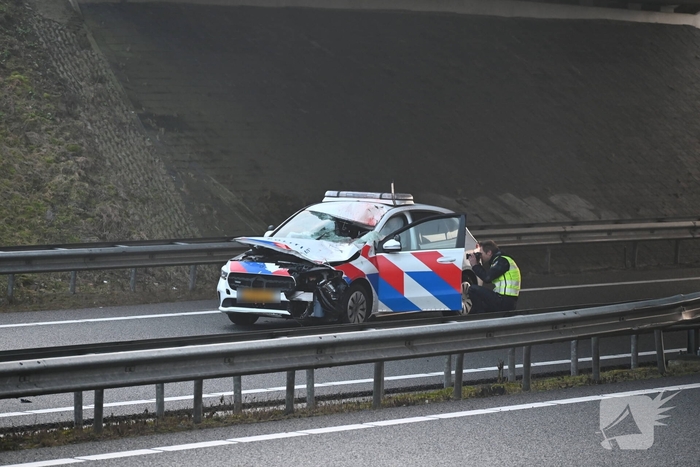 Man overleden na aanrijding door politieauto