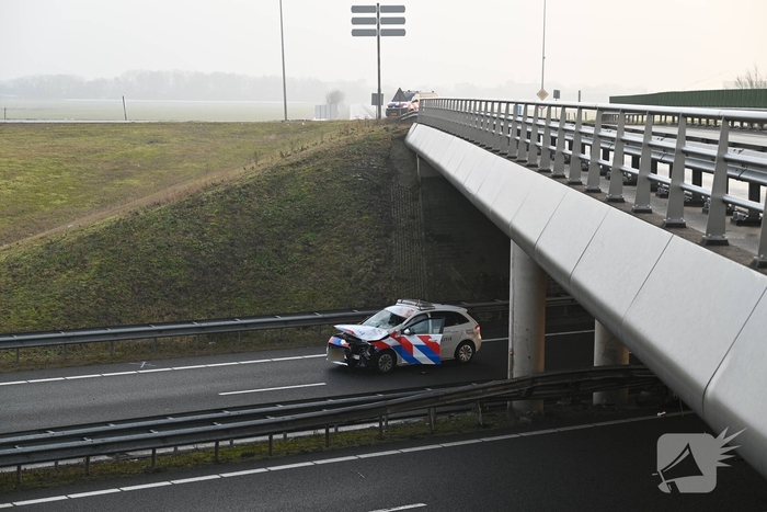 Man overleden na aanrijding door politieauto