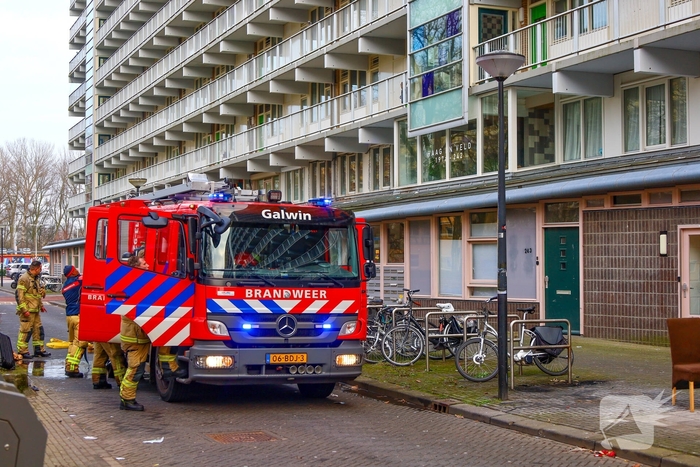Woningbrand snel geblust zonder gewonden