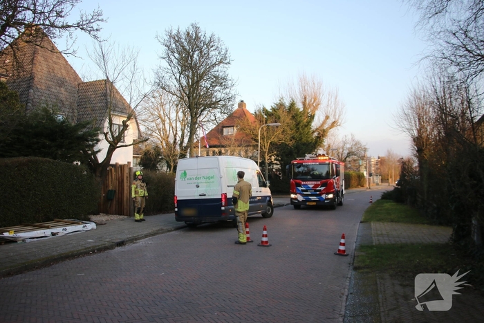Gasleiding beschadigd bij werkzaamheden