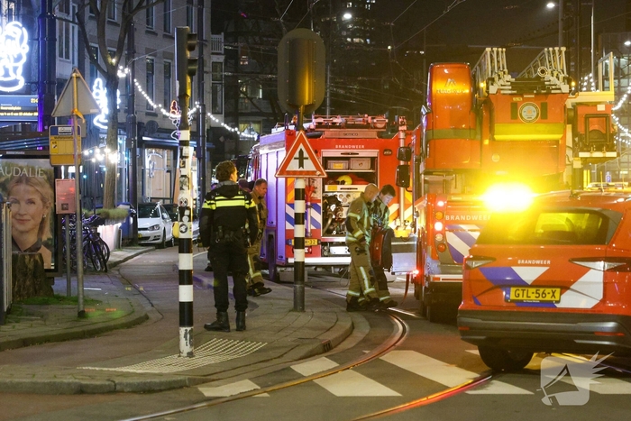 Rookontwikkeling door brand in fastfoodrestaurant