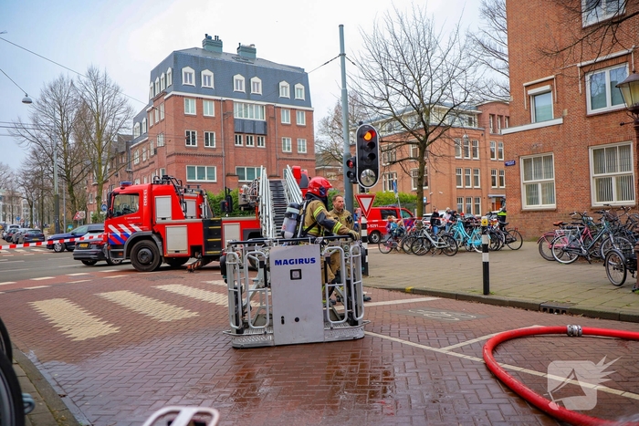 Woningbrand geblust zonder gewonden