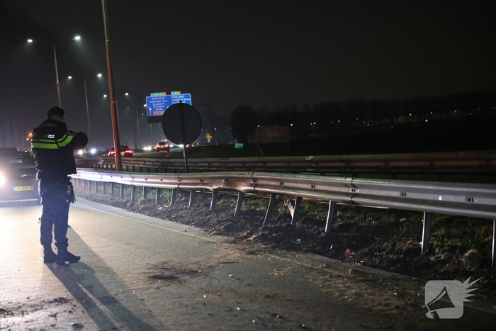 Bestuurder gewond na eenzijdig ongeval