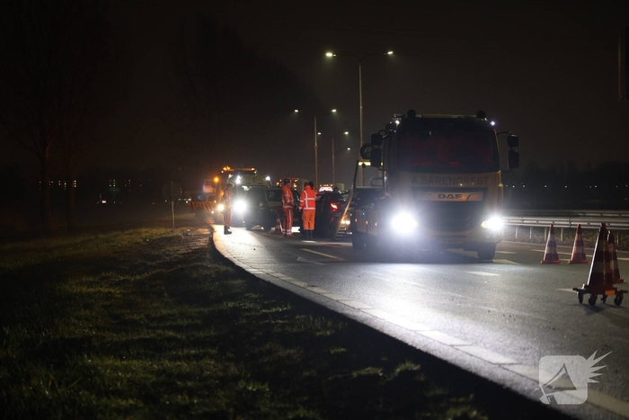 Bestuurder gewond na eenzijdig ongeval