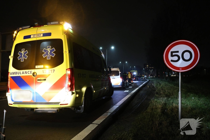 Bestuurder gewond na eenzijdig ongeval