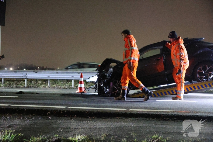 Bestuurder gewond na eenzijdig ongeval