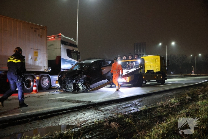 Bestuurder gewond na eenzijdig ongeval