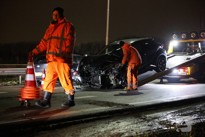 Bestuurder gewond na eenzijdig ongeval