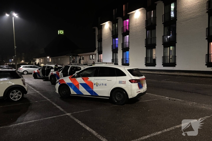 Vechtpartij bij hotel leidt tot aanhouding