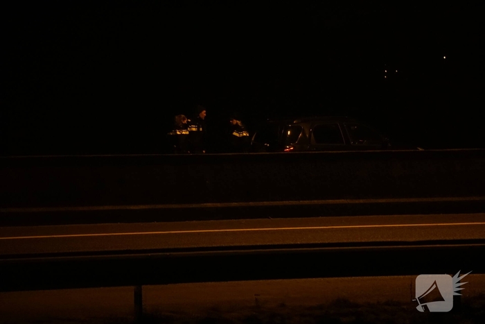Aanrijding op snelweg leidt tot ziekenhuisopname