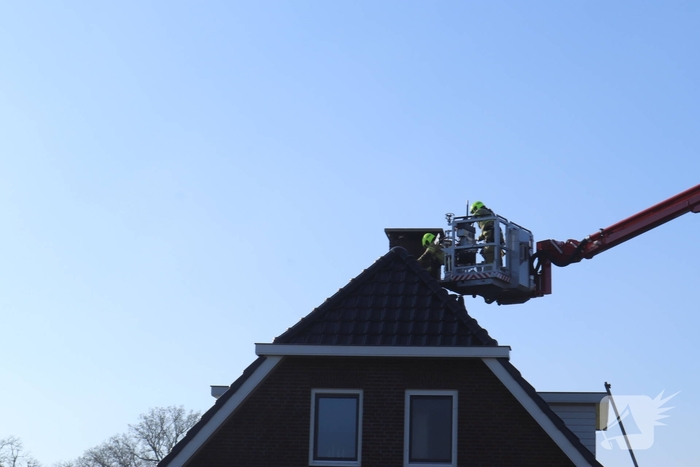 Brandweer ingeschakeld voor schoorsteenbrand