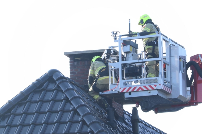 Brandweer ingeschakeld voor schoorsteenbrand
