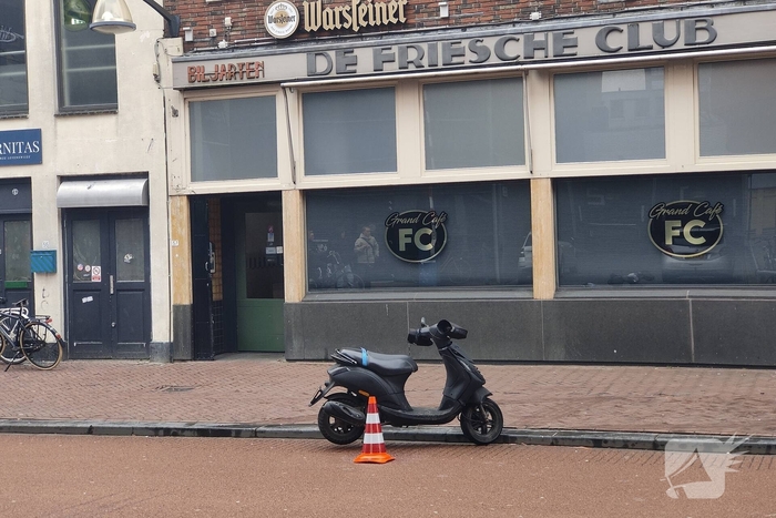 Valpartij van scooterrijder leidt tot ambulance inzet