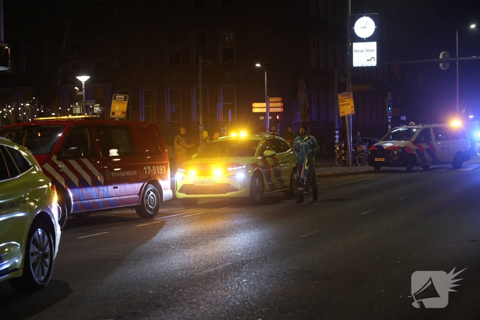 Hulpdiensten snel ter plaatse bij gebouwbrand