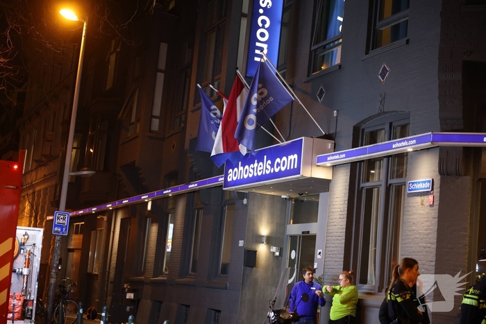 Hulpdiensten snel ter plaatse bij gebouwbrand