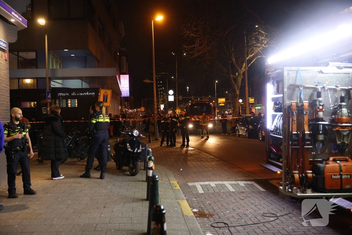 Hulpdiensten snel ter plaatse bij gebouwbrand