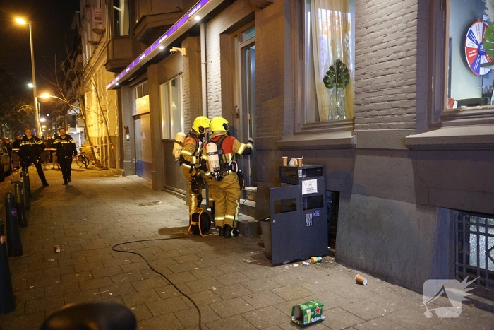 Hulpdiensten snel ter plaatse bij gebouwbrand