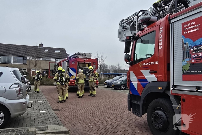 Bakpapier in oven leidt tot woningbrand