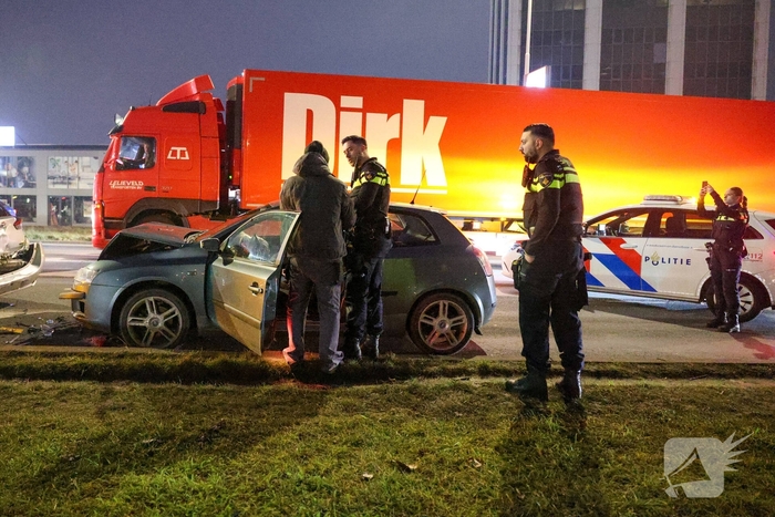 Kettingbotsing onder invloed leidt tot aanhouding