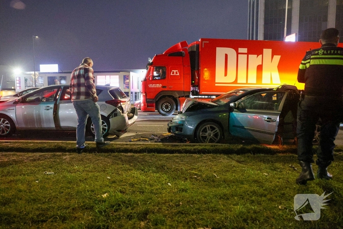 Kettingbotsing onder invloed leidt tot aanhouding