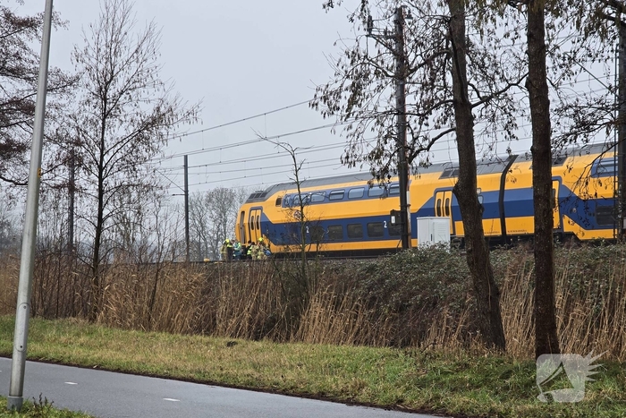 Aanrijding tussen trein en persoon