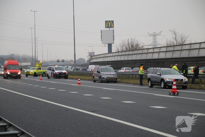Ongeval leidt tot verkeershinder en vertraging