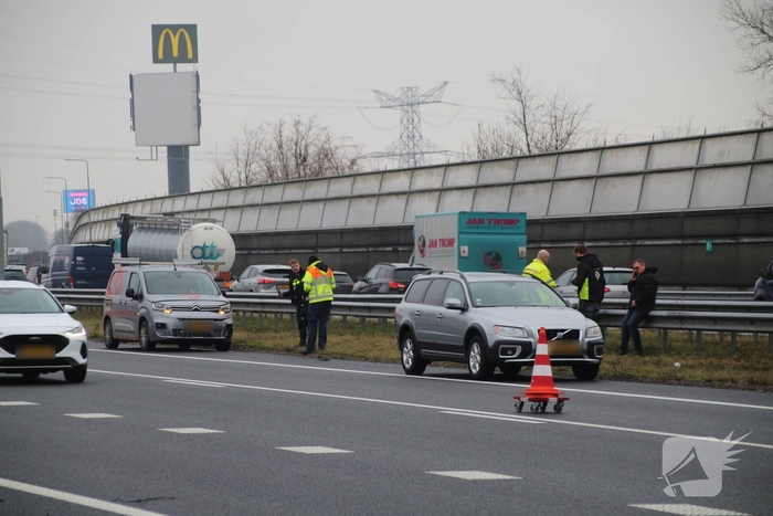 Ongeval leidt tot verkeershinder en vertraging