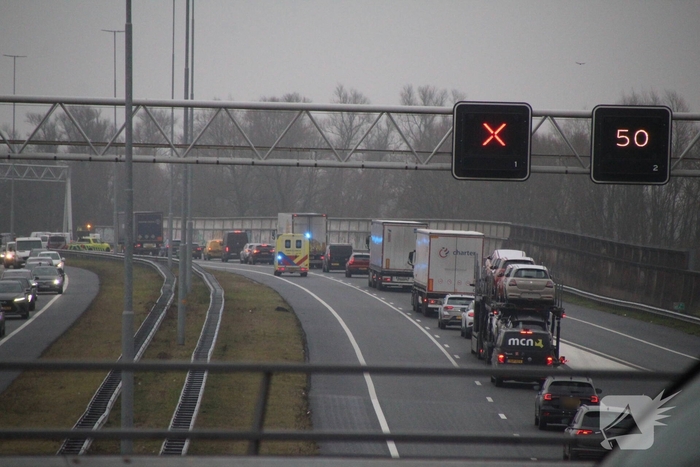 Meerdere ongevallen op A15 zorgen voor verkeershinder