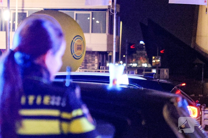 Politieachtervolging eindigt op Erasmusbrug