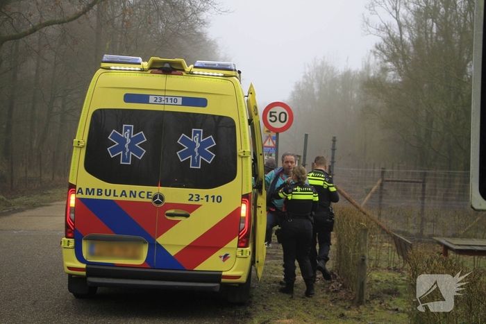 Fietser raakt onwel op grens tussen België en Nederland