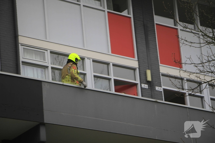 Gaslek leidt tot ontruiming van flatgebouw