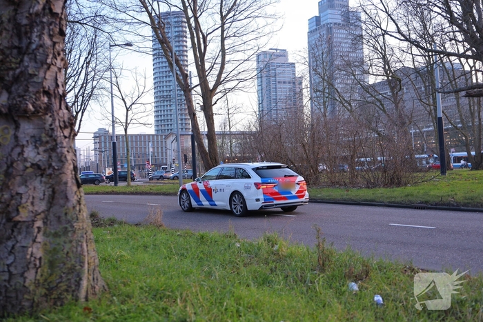Afsluiting van Gooischeweg door inzet hulpdiensten