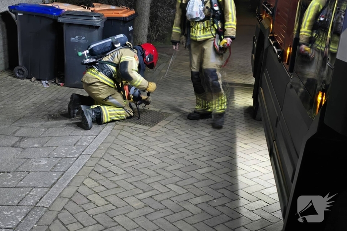 Brandweer doet onderzoek naar gaslucht