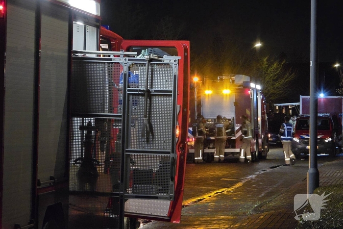 Complexe schoorsteenbrand in een woning