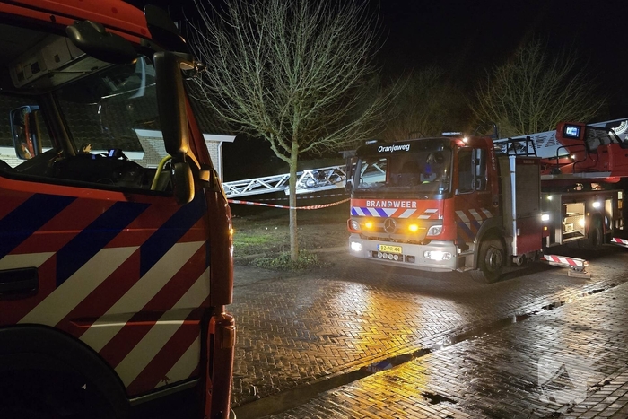Complexe schoorsteenbrand in een woning