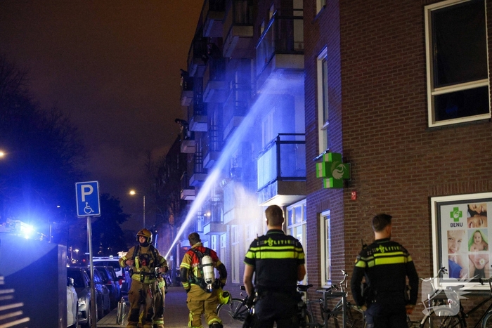 Bouwbrand op balkon geëindigd zonder opzet