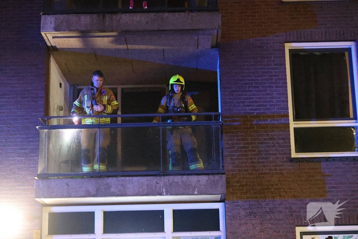 Bouwbrand op balkon geëindigd zonder opzet