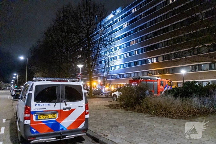 Woningbrand leidt tot ontruiming van appartementen