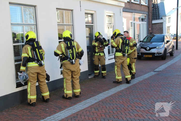 Schoorsteenbrand succesvol geblust