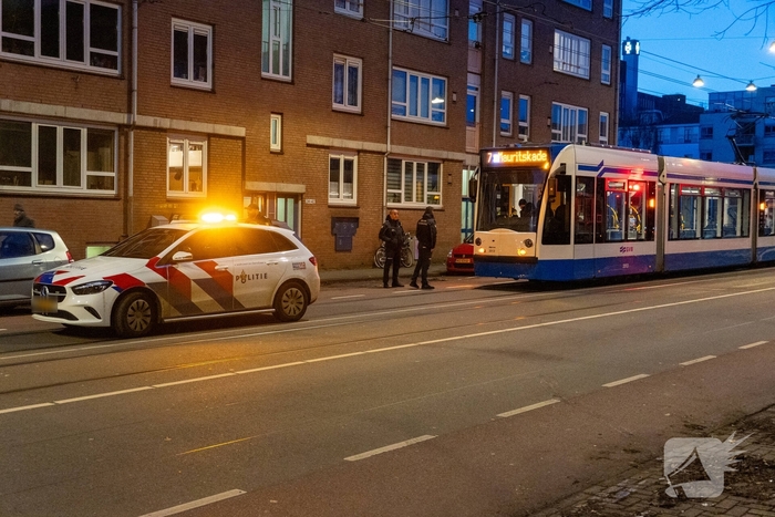 Fietser gewond bij aanrijding met tram