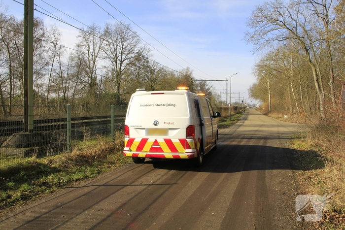 Hond overleden na aanrijding met trein