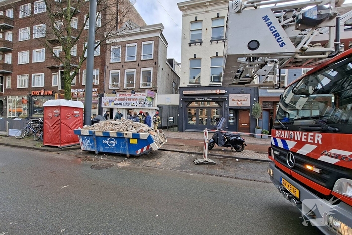 Gaslekkage bij avondwinkel leidt tot evacuatie