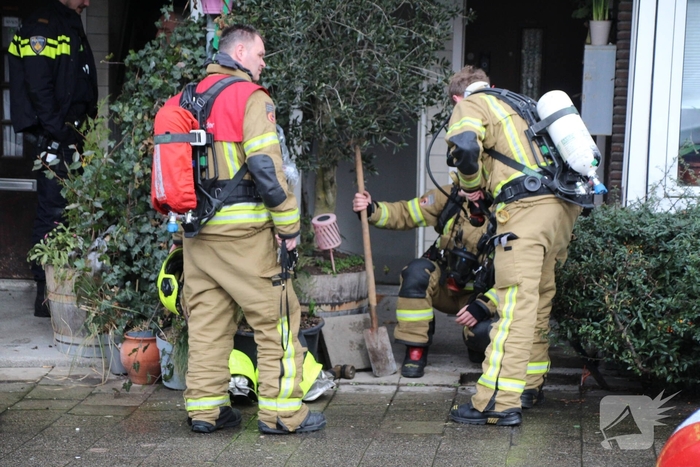 Brandweer inzet na gaslucht
