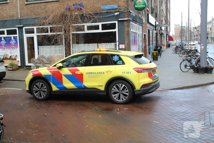 Ongeval tussen scooter en auto