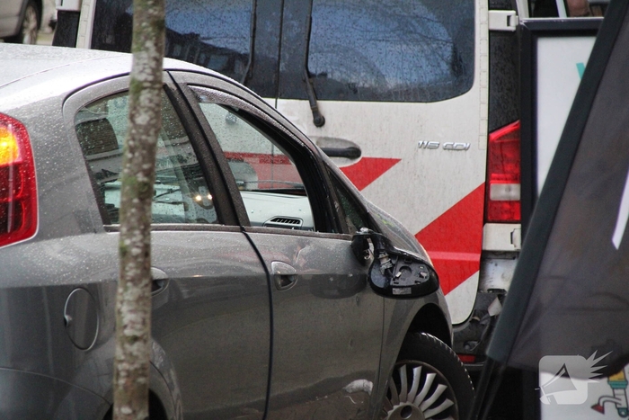 Ongeval tussen scooter en auto