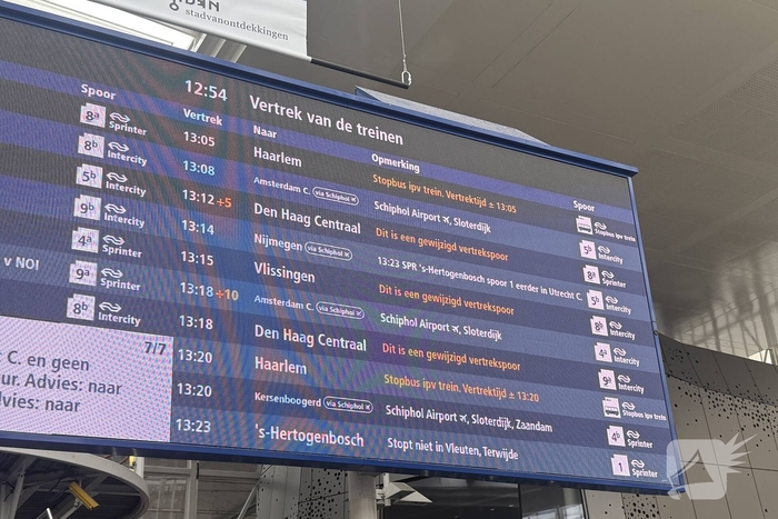 Vele problemen op het spoor zorgen voor uitval en vertragingen