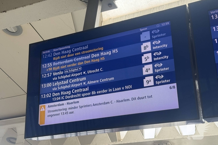 Vele problemen op het spoor zorgen voor uitval en vertragingen